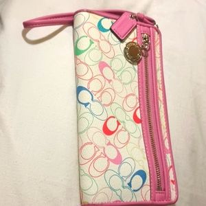 Multicolor COACH wallet